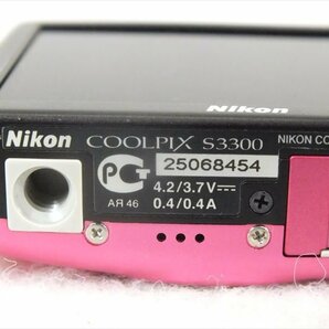 ♪ Nikon ニコン COOLPIXS3300 クールピクス デジタルカメラ 中古 現状品 240411Y7082の画像7