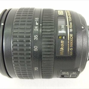 ♪ Nikon ニコン AF-S NIKKOR 18-70mm 1:3.5-4.5 G ED レンズ 現状品 中古 240411Y7040の画像3