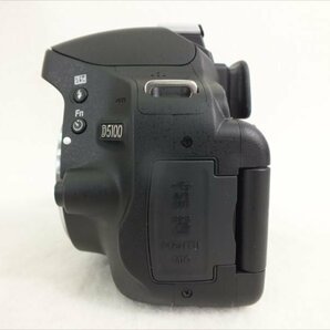 ♪ Nikon ニコン D5100 デジタル一眼レフ 18-55mm 1:3.5-5.6 55-200mm 1:4-5.6 シャッター切れOK 中古 現状品 240411H2143の画像4