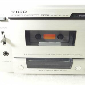 ▼ TRIO トリオ KX-1000 カセットデッキ 中古 現状品 240305K2560の画像4