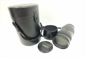 ◆ MINOLTA ミノルタ APO TELE ZOOM レンズ 100-400mm 1:4.5-6.7 中古 現状品 240309M5542