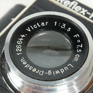 ★ Franz Kochmann Dresden Reflex-Korelle フィルムカメラ Victar 1:3.5 7.5cm 中古 現状品 240301B2170の画像10