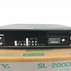 ◆ SONY ソニー SL-200D VHSデッキ 中古 現状品 240309G3253の画像8