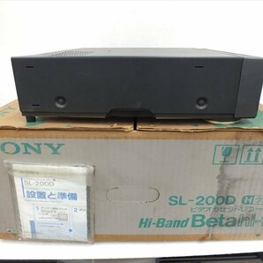 ◆ SONY ソニー SL-200D VHSデッキ 中古 現状品 240309G3253の画像7