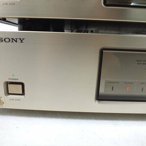 □ SONY ソニー DAS-R1a CDP-R1a D/Aコンバーター CDプレイヤー 中古 現状品 240406G6048の画像6