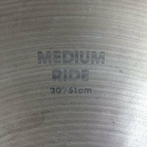 ★ Zildjian ジルジャン MEDIUM RIDE 20/51cm ライドシンバル 中古 現状品 240401C4568の画像4