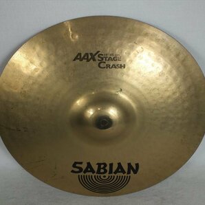 ★ SABIAN セイビアン AAX STAGE CRASH 18/45cm クラッシュシンバル 中古 現状品 240401C4567の画像1