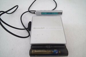 ☆ SHARP シャープ MD-ST600-S MDプレーヤー 動作確認済 中古 現状品 240307B9128