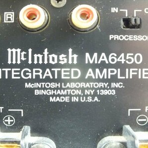 ☆ McIntosh マッキントッシュ MA6450 アンプ 中古 現状品 240407M4224の画像10