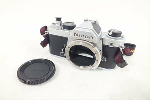 □ Nikon ニコン FM ボディ フィルム一眼レフ シャッター切れOK 中古 現状品 240406G6451