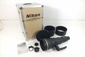 □ Nikon ニコン レンズ AF-S NIKKOR 600mm 1:4 ED AF動作確認済 中古 現状品 240406G6463