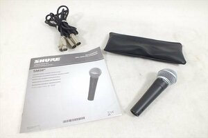 □ SHURE シュアー SM58 マイク 中古 現状品 240406H2394