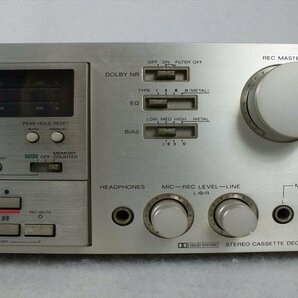 ★ SONY ソニー TC-K65 カセットデッキ 音出し確認済 中古 現状品 240401N3330の画像3