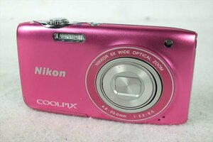 ★ Nikon ニコン COOLPIX S3100 デジタルカメラ 中古 現状品 240401Y8349