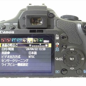 ▼ Canon キャノン EOS Kiss X3 デジタル一眼レフ EF-S 18-55 3.5-5.6 IS 中古 現状品 240405A1015の画像7