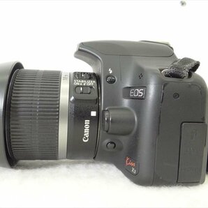 ▼ Canon キャノン EOS Kiss X3 デジタル一眼レフ EF-S 18-55 3.5-5.6 IS 中古 現状品 240405A1015の画像4