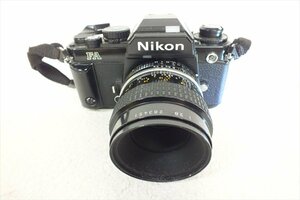 ◇ Nikon ニコン FA フィルム一眼レフ Micro-NIKKOR 55mm 1:2.8 中古 240408R7074