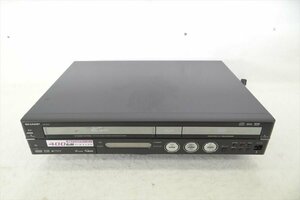 ▼ SHARP シャープ DV-TR14 VHS/DVDプレイヤー 動作確認済 中古 240405H3293