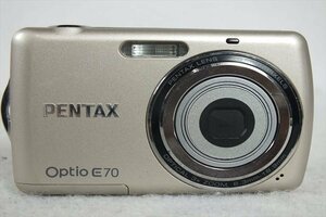 ★ PENTAX ペンタックス Optio E70 コンパクトカメラ 6.3mm-18.9mm 中古 現状品 240401C4106