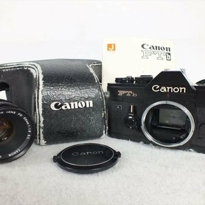 ★ Canon キャノン FT b フィルム一眼レフ 50mm 1:1.8 S.C. 中古現状品 240401B2335の画像1