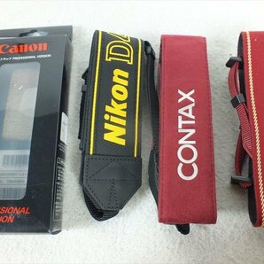 ★ canon、CONTAX、Nikon カメラ用ストラップ 中古現状品 240401B2314の画像1