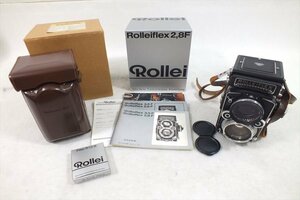 □ Rollei ローライ Rolleiflex 2.8F 二眼レフカメラ 2.8/80 中古 現状品 240406G6484