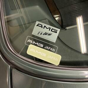 【AMG JAPAN】ロゴ AMG コンプリート ディーラー車 タイプ 表貼り ステッカー デカール ※白文字 W124 W126 W201 R129 W140の画像7