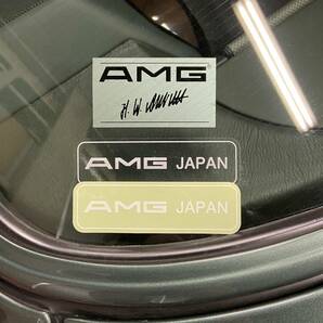 【AMG JAPAN】ロゴ AMG コンプリート ディーラー車 タイプ 表貼り ステッカー デカール ※白文字 W124 W126 W201 R129 W140の画像6