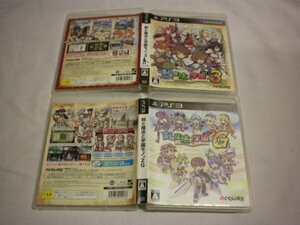 PS3 剣と魔法と学園モノ。3+剣と魔法と学園モノ。2G お買得2本セット(ケース・解説書付)