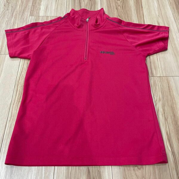 Kaepa 半袖シャツ　濃いピンク色