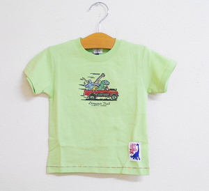 ★新品120m★F.O.KIDS DINOSAUR TRAIL STITCH 半袖Tシャツ (グリーン) エフオーキッズ 