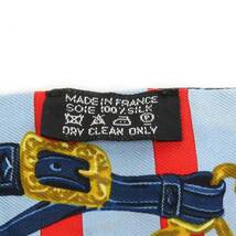 エルメス HERMES スカーフ ツイリー シルク ブルー/マルチカラー e58512g_画像8