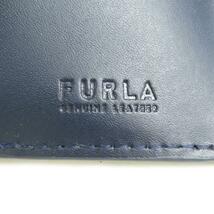 フルラ Furla 三つ折り財布 レザー ネイビー h30216f_画像7