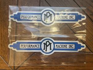 新品 PERFORMANCE MACHINE IMC. ステッカー180×42mm 2枚 \1,000円即決