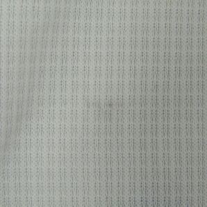 ルコックスポルティフ 半袖ポロシャツ ハイネック ジップ ゴルフウエア PO メンズ Mサイズ ホワイト×ブルー le coq sportifの画像5
