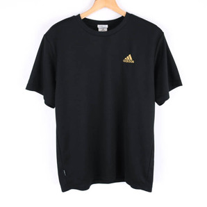 アディダス 半袖Tシャツ クライマライト ワンポイントロゴ スポーツウエア PO メンズ Lサイズ ブラック adidasの画像1