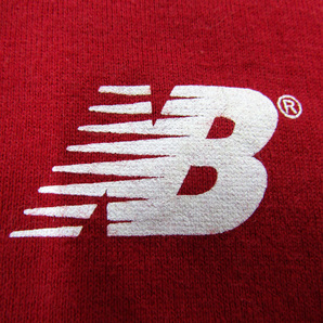 ニューバランス 半袖Tシャツ ロゴT バックプリント スポーツウエア メンズ Mサイズ レッド NEW BALANCEの画像4