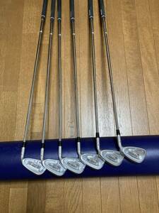 PING ANSER forged 6本セット　赤ドット　ping AWTシャフト　flex R