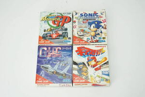  Game Gear SEGA GAME GEAR soft 4ps.@GG