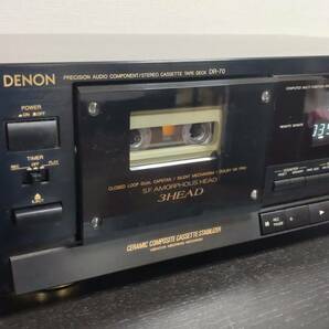 【中古・動作品】DENON・デノン ★ DR-70 ★ ３ヘッド・Precision Audio Component・高級ステレオカセットデッキ【メカ・メンテ済み】の画像4