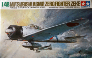 タミヤ/1/48/日本帝国海軍A6M2三菱零式艦上戦闘機21型ＺEKE/未組立品