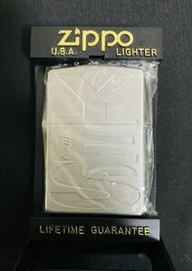 Zippo ジッポー　オイルライター　CABIN YES キャビン イエス　シルバーカラー　ケース付　ジャンク扱い　②