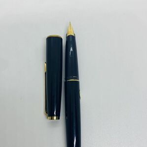 MONTBLANC モンブラン 万年筆 320 EF ペン先 14K/ct 585 刻印あり ブラック×ゴールド ドイツ製 文房具 筆記未確認 現状品の画像4