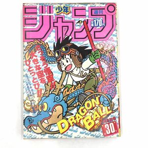 週刊少年ジャンプ 1985年 (昭和60年) 第30号　表紙/鳥山明 「ドラゴンボール」 【J312-253#YP60】