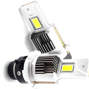 m L185ムーブ L175Sカスタム 純正HID交換 D4S LEDヘッドライトX1個 ポンツケ 明るさ光量UP D4R/D4S HID交換型/LED-10000LM/6500Kの画像1