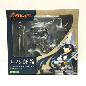 :1円～ 中古 [未開封]　コトブキヤ 戦国ランス 上杉謙信 1/8スケールフィギュア　箱イタミ有