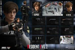 新品未開封 DAMTOYS DMS030 バイオハザード レオン S ケネディ BIOHAZARD 2 Residnet Evil 2 Leon S Kennedy (検ホットトイズ 37 VGM022