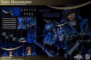 新品未開封 ROCKET TOYS ROC-001 戦国BASARA 伊達政宗 date masamune1/6フィギュア (検バンダイ メディコム メディコス 超像革命 KAIYODO )