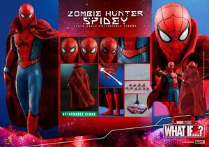 新品未開封 TMS058 ホットトイズ 『ホワット・イフ…？』 　ゾンビハンター・スパイディ １/６ フィギュア Zombie Hunter Spidey What if_