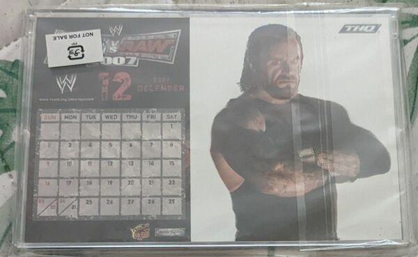 【未使用】WWE SMACKDOWN VS RAW 2007 カレンダー